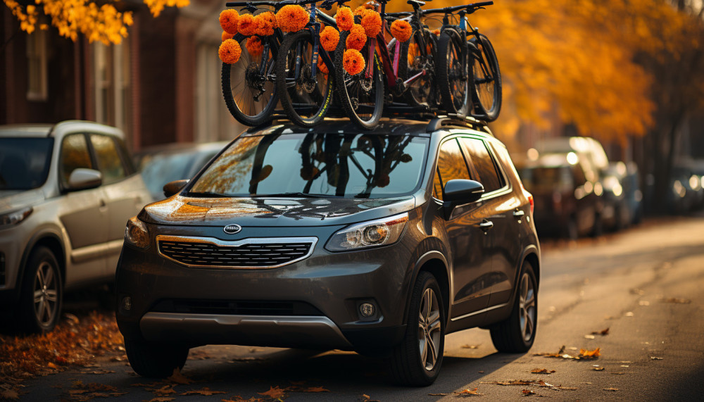 Porte-vélos sur toi de voiture : installation et avantages